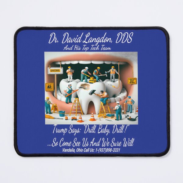 Item preview, Dr. Langdon DDS ~Drill White 4 designed and sold by Hall-O-Gram.
