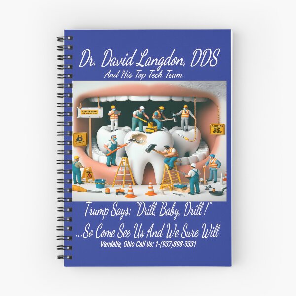 Item preview, Dr. Langdon DDS ~Drill White 4 designed and sold by Hall-O-Gram.