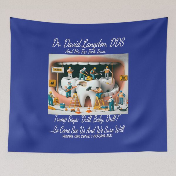 Item preview, Dr. Langdon DDS ~Drill White 4 designed and sold by Hall-O-Gram.