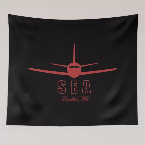Item preview, SEA Seattle Wa Washington Airport Code designed and sold by Lartheviking.