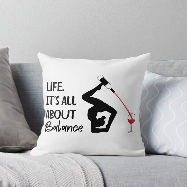 Item preview, Wine and Yoga Balance Addict Lover designed and sold by DivineMovement.