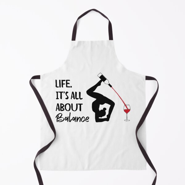 Item preview, Wine and Yoga Balance Addict Lover designed and sold by DivineMovement.