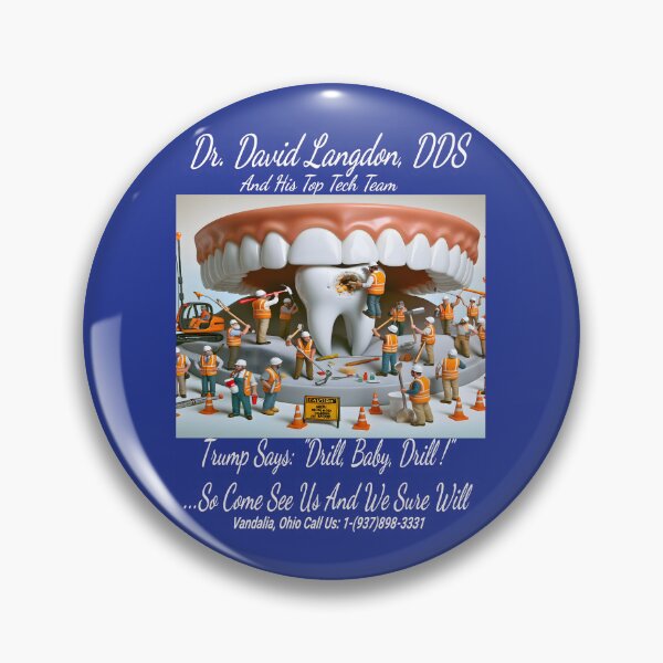 Item preview, Dr. Langdon DDS ~Drill White 5 designed and sold by Hall-O-Gram.