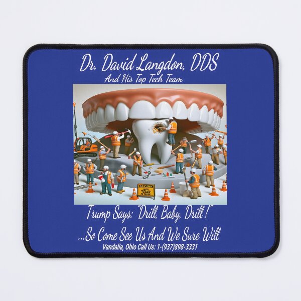 Item preview, Dr. Langdon DDS ~Drill White 5 designed and sold by Hall-O-Gram.