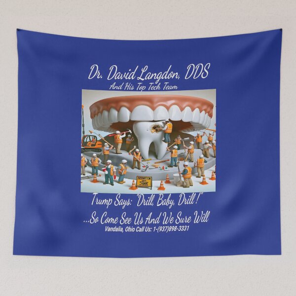 Item preview, Dr. Langdon DDS ~Drill White 5 designed and sold by Hall-O-Gram.