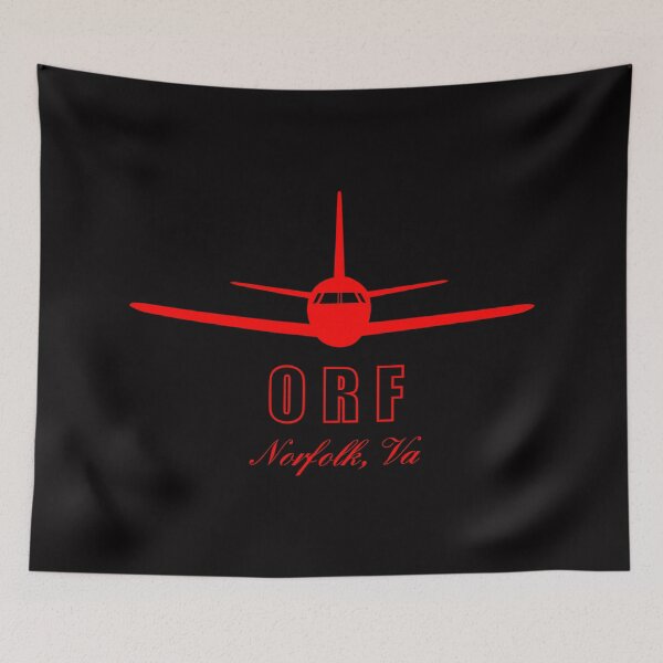 Item preview, ORF Norfolk VA Virginia Airport Code designed and sold by Lartheviking.