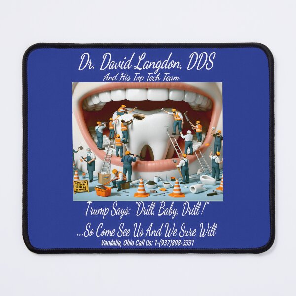 Item preview, Dr. Langdon DDS ~Drill White 6 designed and sold by Hall-O-Gram.