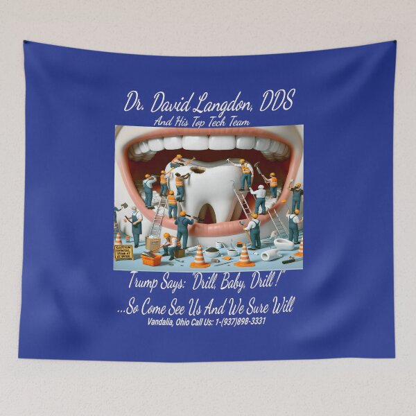 Item preview, Dr. Langdon DDS ~Drill White 6 designed and sold by Hall-O-Gram.