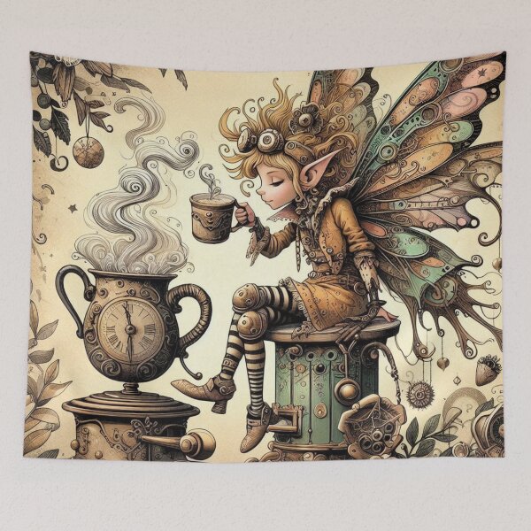 Item preview, Always time for a steaming hot coffee designed and sold by Faerieglen.