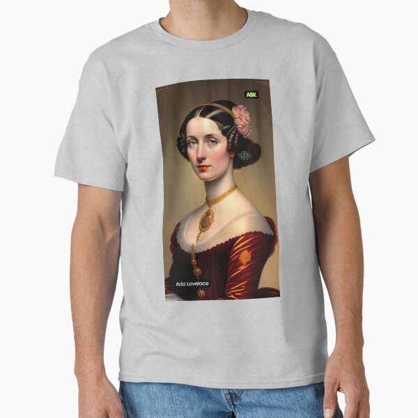 Artikel-Vorschau von  Klassisches T-Shirt Ada Lovelace Day, designt und verkauft von TiendaRoja.