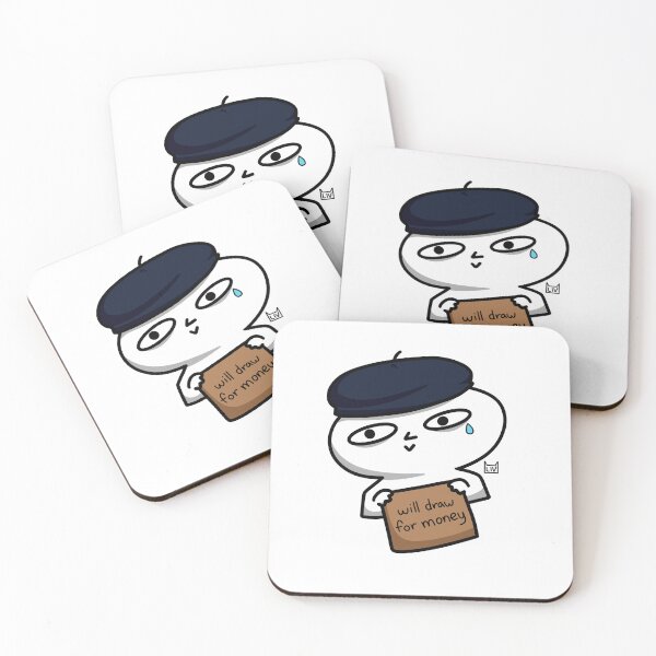 Item preview, will draw for money crying artist designed and sold by qwilin.