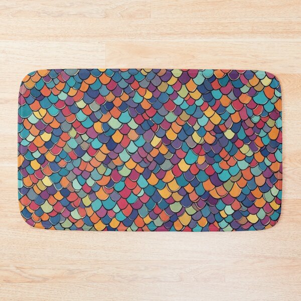 Item preview, Abstract Colorful Dragon Scales Pattern designed and sold by calibrit.