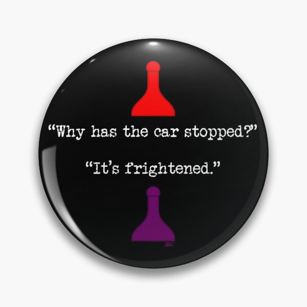 Item preview, Clue It's Frightened Quote designed and sold by SpectreSparkC.