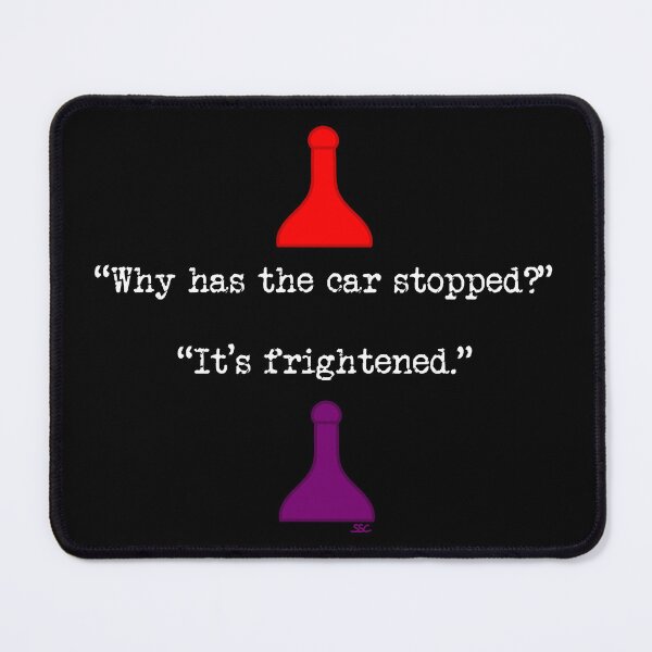 Item preview, Clue It's Frightened Quote designed and sold by SpectreSparkC.