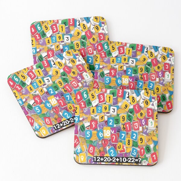 Item preview, 12+20-2+10-22=? Find the answer tile designed and sold by WildLadyWood.