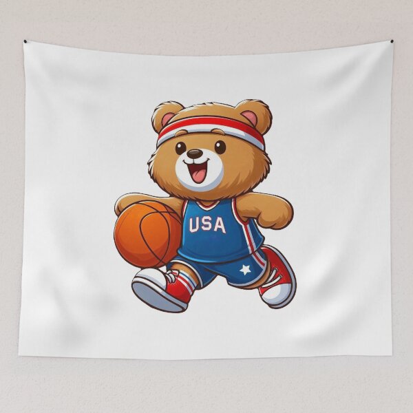 Artikelvorschau, Teddybär „Basketballteam USA“ entworfen und verkauft von Birgen6.
