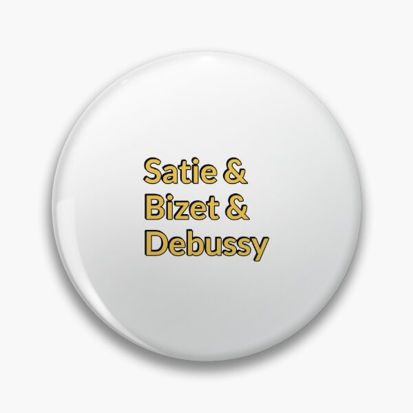 Item preview, French composers - Satie, Bizet, Debussy designed and sold by Inspirationmotivation.