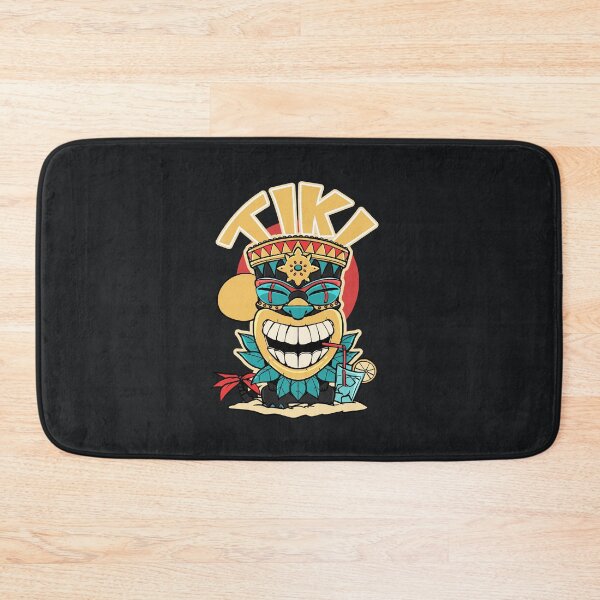 Item preview, Tiki mask drinking a cocktail designed and sold by TomiAx.