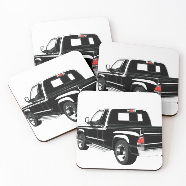Item preview, Classic Black Pickup Truck Illustration designed and sold by TriForceDesign.