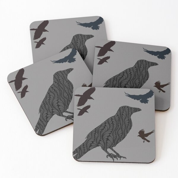 Item preview, Zen Petal Art - Black Halloween Crow designed and sold by SpeakBoldly.