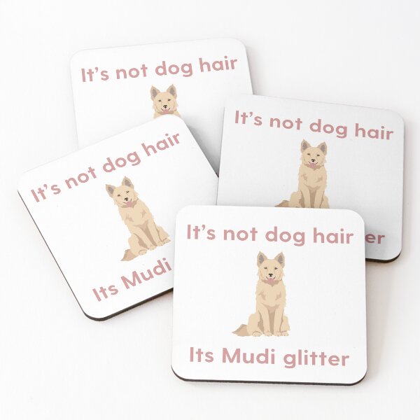 Item preview, Hungarian Mudi Dog, its not hair its glitter designed and sold by thedoglovershop.