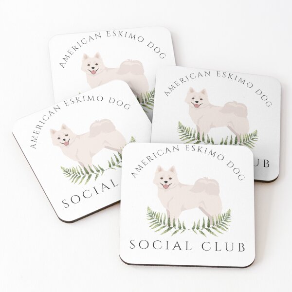 Item preview, American Eskimo Dog Social Club designed and sold by thedoglovershop.