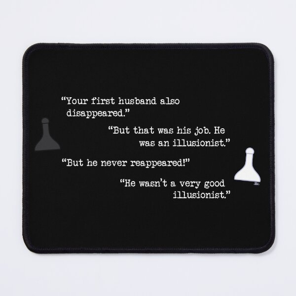 Item preview, Clue Illusionist Quote designed and sold by SpectreSparkC.