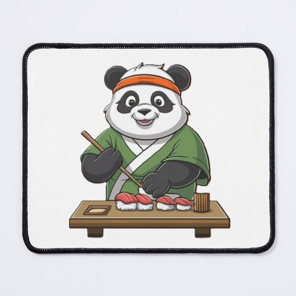 Item preview, Panda Sushi Chef designed and sold by JonysCreativeDesigns.