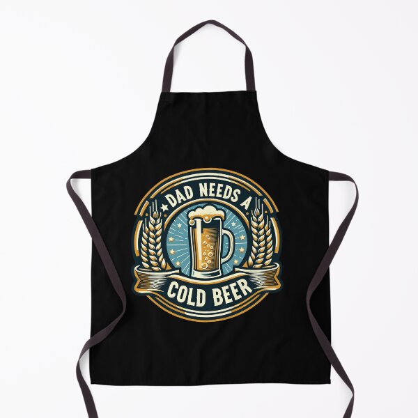 Item preview, Daddy Needs A Cold Beer Funny Fathers Day Brewery designed and sold by Dressed For Duty.