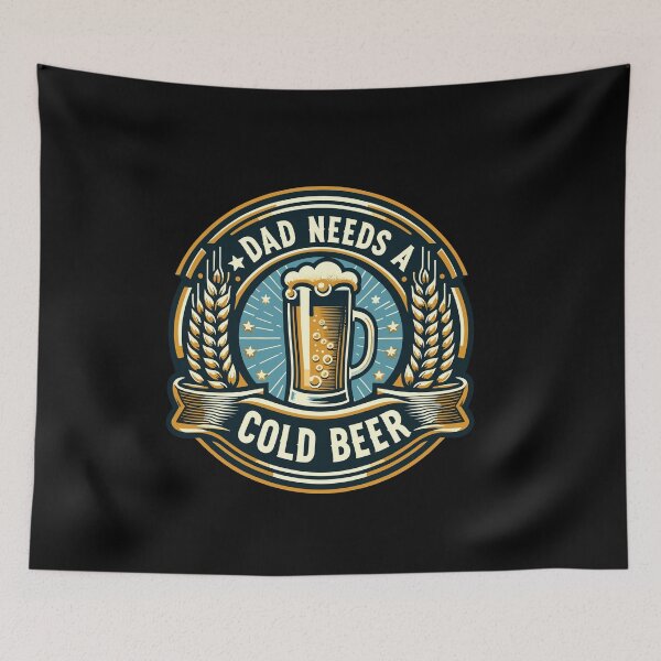 Item preview, Daddy Needs A Cold Beer Funny Fathers Day Brewery designed and sold by Dressed For  Duty.