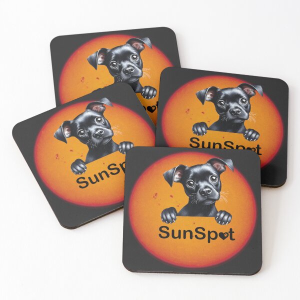 Item preview, Little Black Dog and SunSpot designed and sold by JawArts.