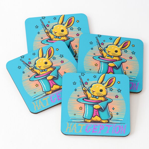 Item preview, Magician Rabbit Pulling a Hat designed and sold by beyazart.