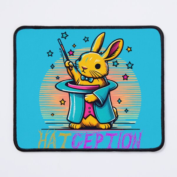 Item preview, Magician Rabbit Pulling a Hat designed and sold by beyazart.