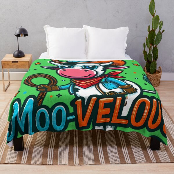 Item preview, Cowboy Cow with Lasso designed and sold by beyazart.
