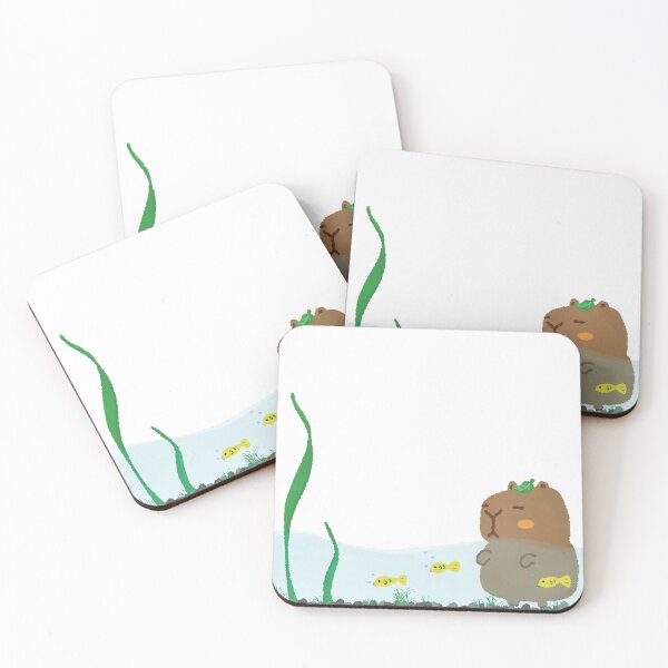 Item preview, Capybarra Walking in the Water designed and sold by sody-sody.