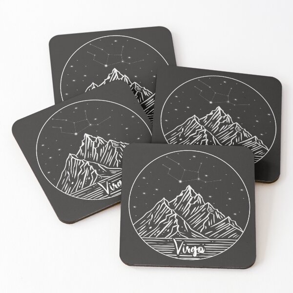 Item preview, Virgo Mountain Constellation Drawing designed and sold by KpopMamas.