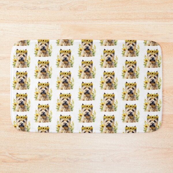 Item preview, Cairn Terrier Wearing Sunflower Crown designed and sold by TheAnimalZ00.