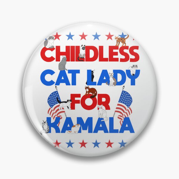 Item preview, CHILDLESS CAT LADY FOR KAMALA designed and sold by ourkid.
