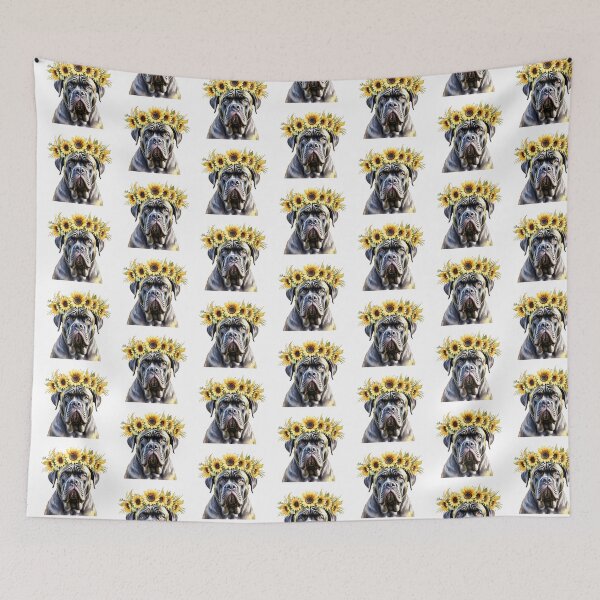 Item preview, Cane Corso Wearing Sunflower Crown designed and sold by TheAnimalZ00.