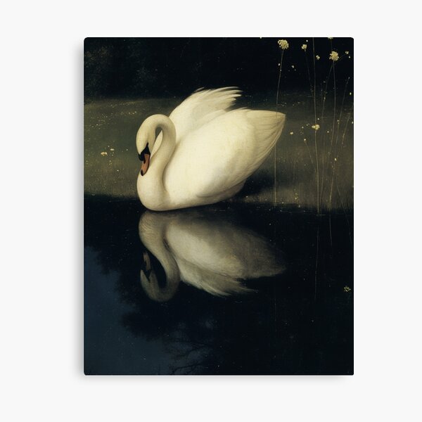Item preview, Vintage Night White Swan Fantasy designed and sold by trajeado14.
