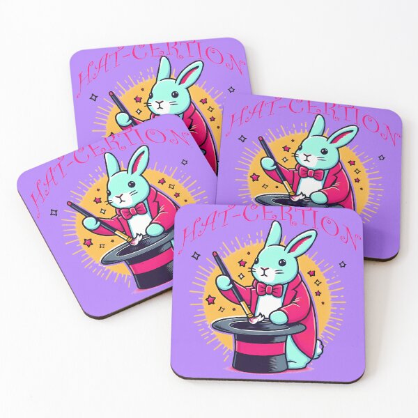 Item preview, Magician Rabbit Pulling a Hat - Magical Surprise designed and sold by beyazart.
