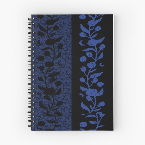 Item preview, Blue and Black Leaf Lace  designed and sold by Ellia Arts.