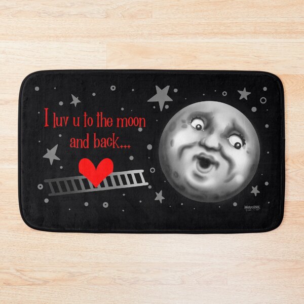 Item preview, I luv u to the moon and back designed and sold by MetroInk.
