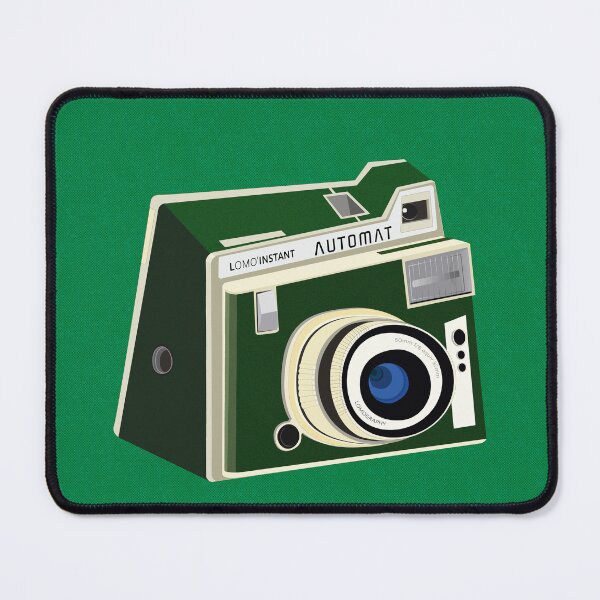 Item preview, GREEN Retro Camera for Nostalgia designed and sold by flybubblegum.