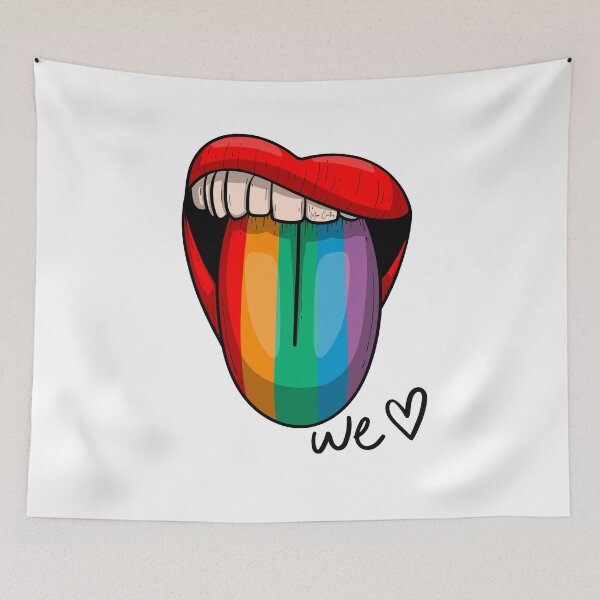 Item preview, We Love LGTBIQ+ designed and sold by Moon---Cactus.