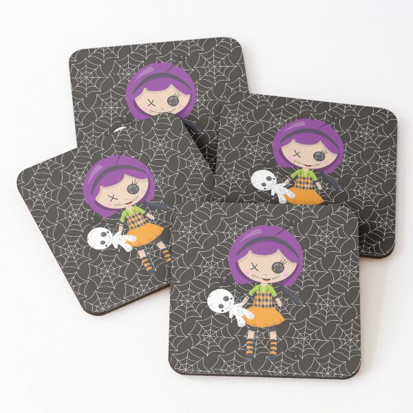 Violet Voodoo Coasters (Set of 4)