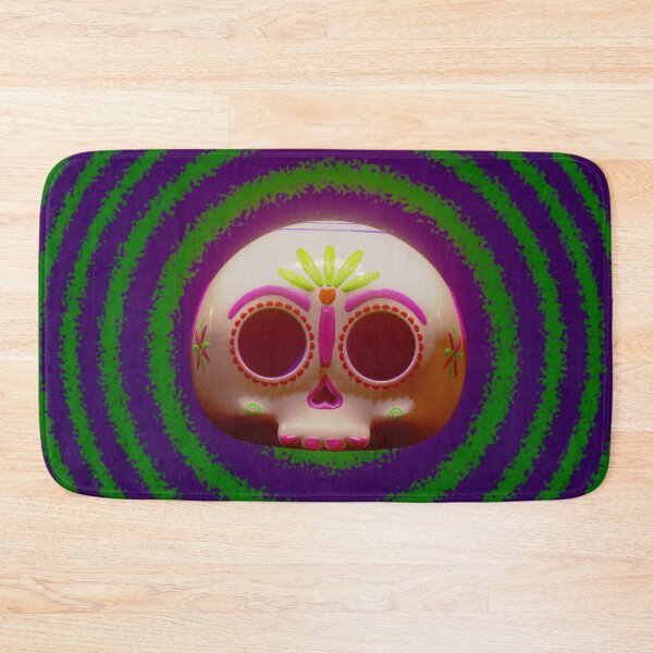 Item preview, Vibrant Sugar Skull | Unique 3D Art Design designed and sold by Omar Lopez-Rincon.
