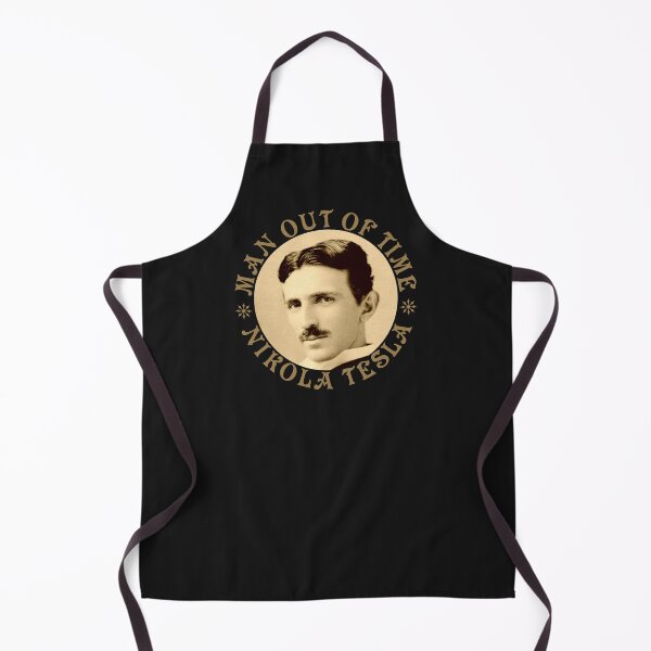 Item preview, Nikola Tesla - Man Out Of Time - Vintage Design - Old Gold - RB designed and sold by GrandArtists.