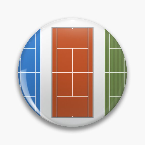 Item preview, Tennis Court Surfaces designed and sold by PixelsandPulp.