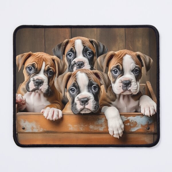 Item preview, A Box of Boxer Puppies designed and sold by Samuelsboro.